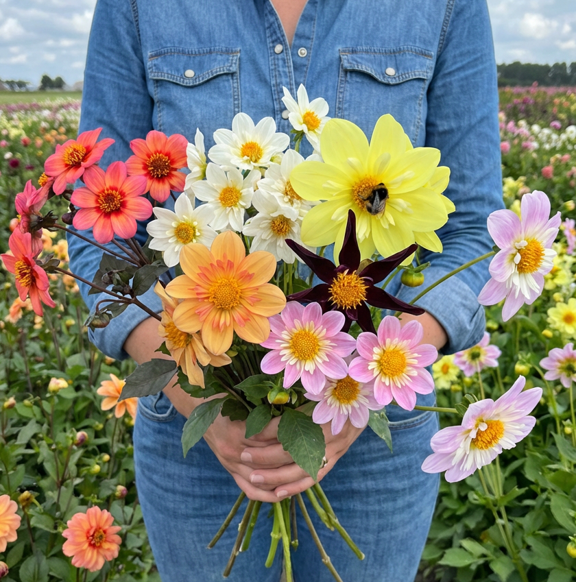 Mix Schmetterlinge & Bienen (7 dahlien)